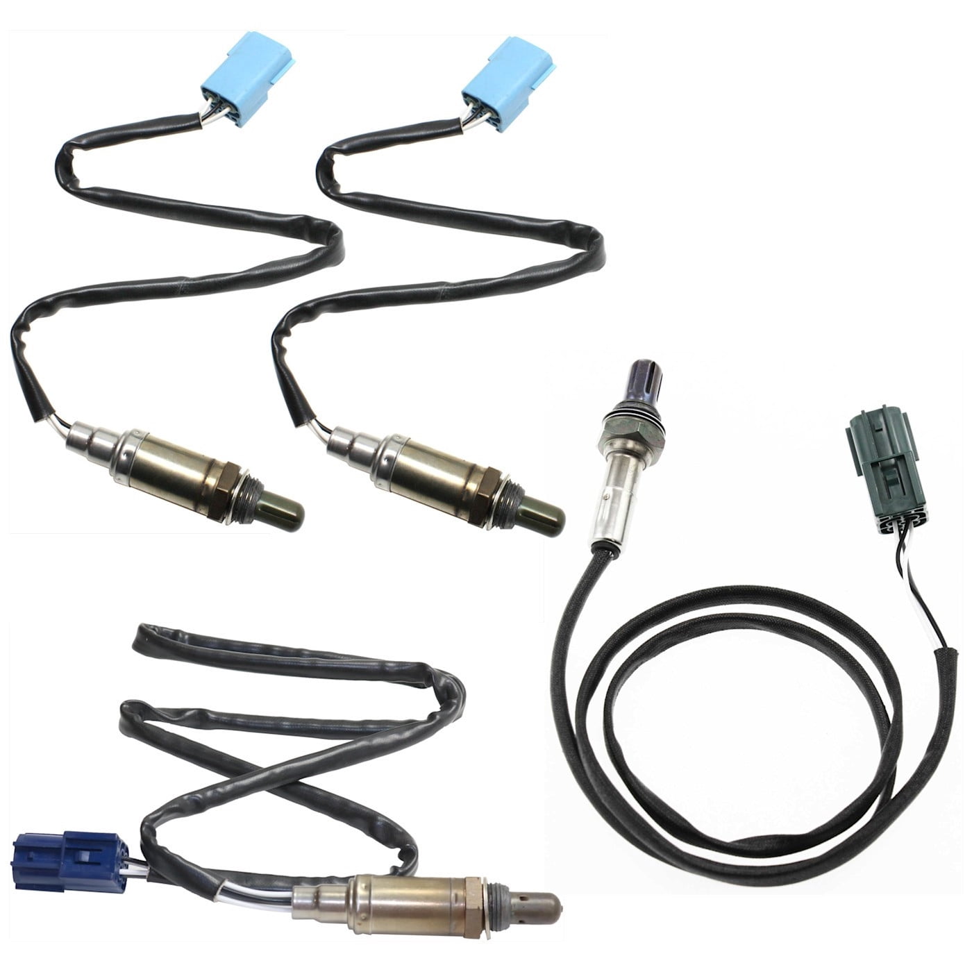 Set of 4 DriveWire OXYGEN Sensors DOWNSTREAM for 2002-2003 for Nissan ...