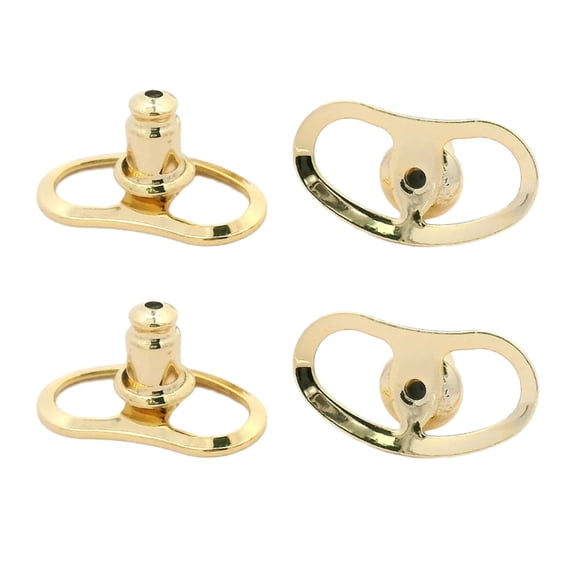 Set of 4 Earring Backs with Lift Support Earrings Backings for Drooping Ears Replacements for Studs Ear Lobes Support