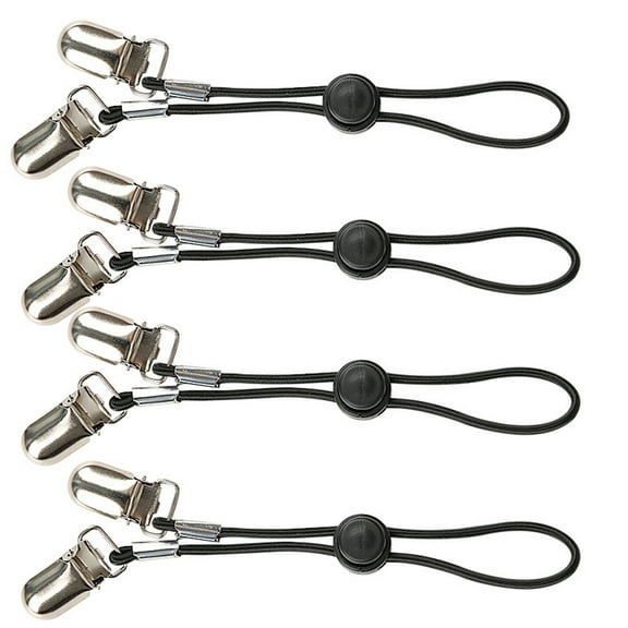 Set of 4 Elastic Bed Sheet Corner Holders Straps with Metal Adjustable Clips Bedsheet Fixing Clamps for Home Setting