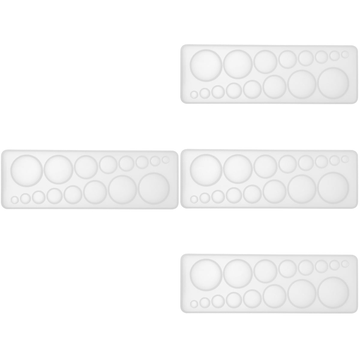 Set of 4 Epoxy Silicone Mold Time Molds Earrings Resin Molde Para ...