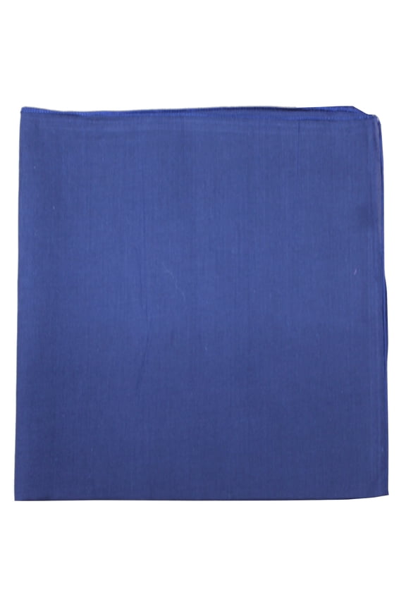 Set of 4 Extra Large Men's Handkerchiefs Super Soft (Navy Blue)