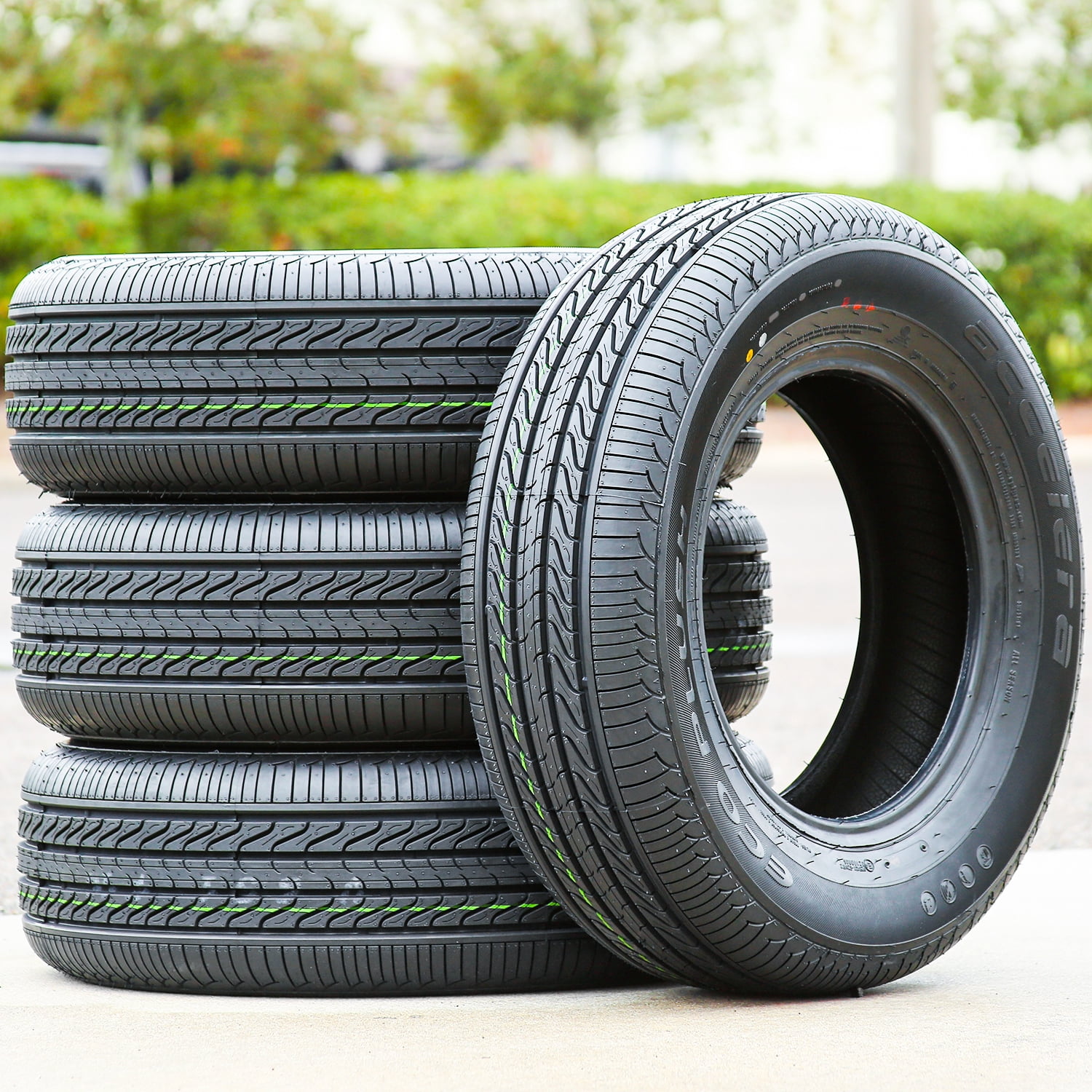 Accelera Set of 4 (FOUR) Accelera Eco Plush 195/70R14 91H A/S All Season Tires Fits: 1992-95 Toyota Camry XLE, 1995-99 Chrysler Sebring LX Sansujyuku sansujyuku.com