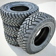 Set of 4 FOUR Accelera M/T-01 LT 315/70R17 121/118Q Load E 10 Ply MT Mud Tires Fits 2003-04 Hummer H1 Base