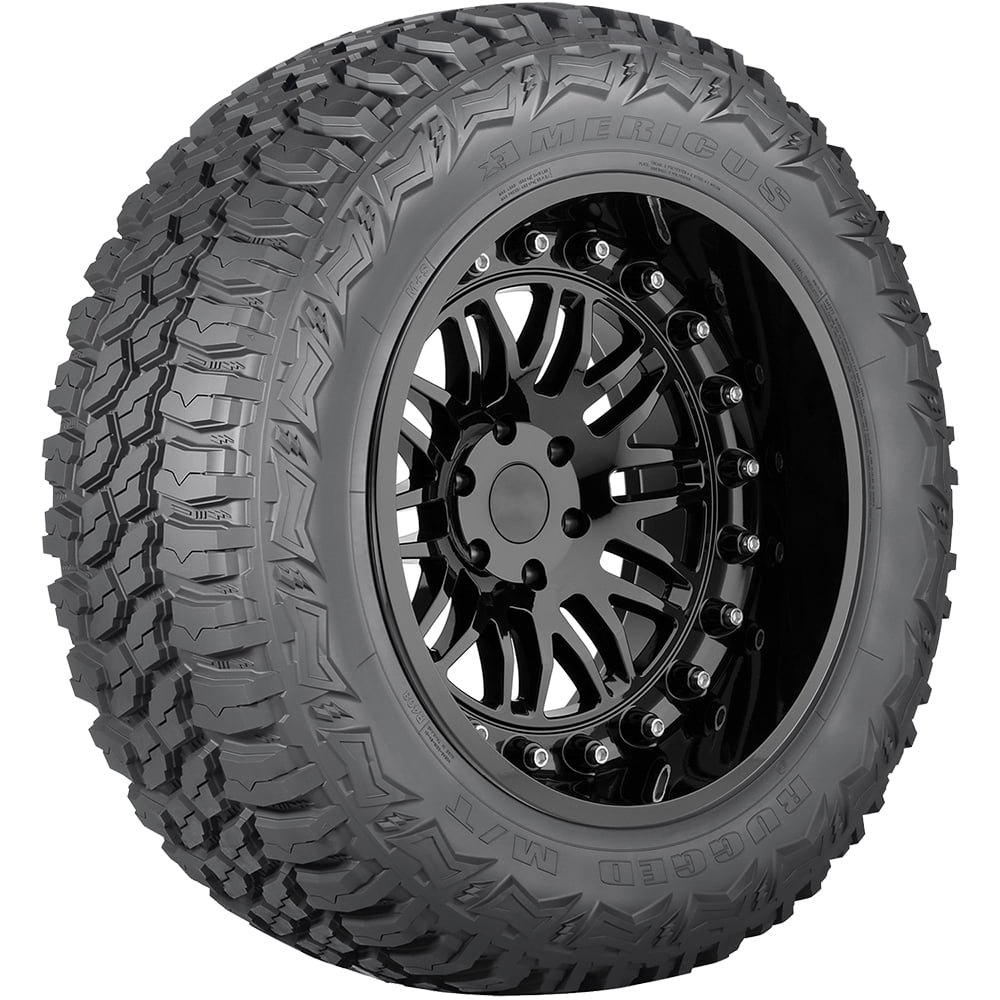 Set of 4 (FOUR) Americus Rugged M/T LT 265/75R16 123/120Q E (10 Ply) MT Mud Tires Fits: 2000-02 Dodge Ram 2500 Base, 2013-14 Toyota FJ Cruiser Base