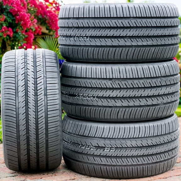 Set of 4 (FOUR) Atlas Tire Force UHP 245/45R19 102W XL High Performance All Season Tire Fits: 2010-14 Ford Mustang GT, 2014-16 Chevrolet Impala LTZ