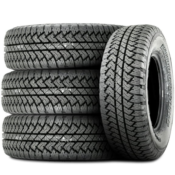 Set of 4 Bridgestone Dueler A/T RH-S 255/70R18 112S owl All Terrain Tires