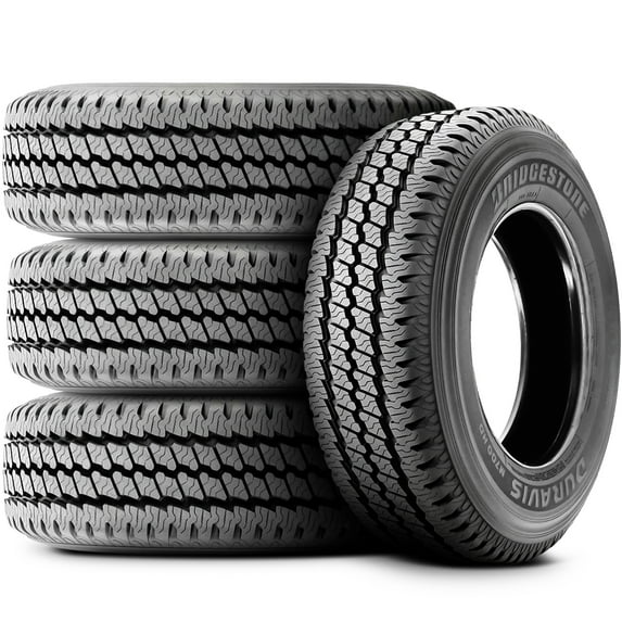 Set of 4 Bridgestone Duravis M700 HD 265/70R17 121/118R E 10 Ply Van Commercial Tires