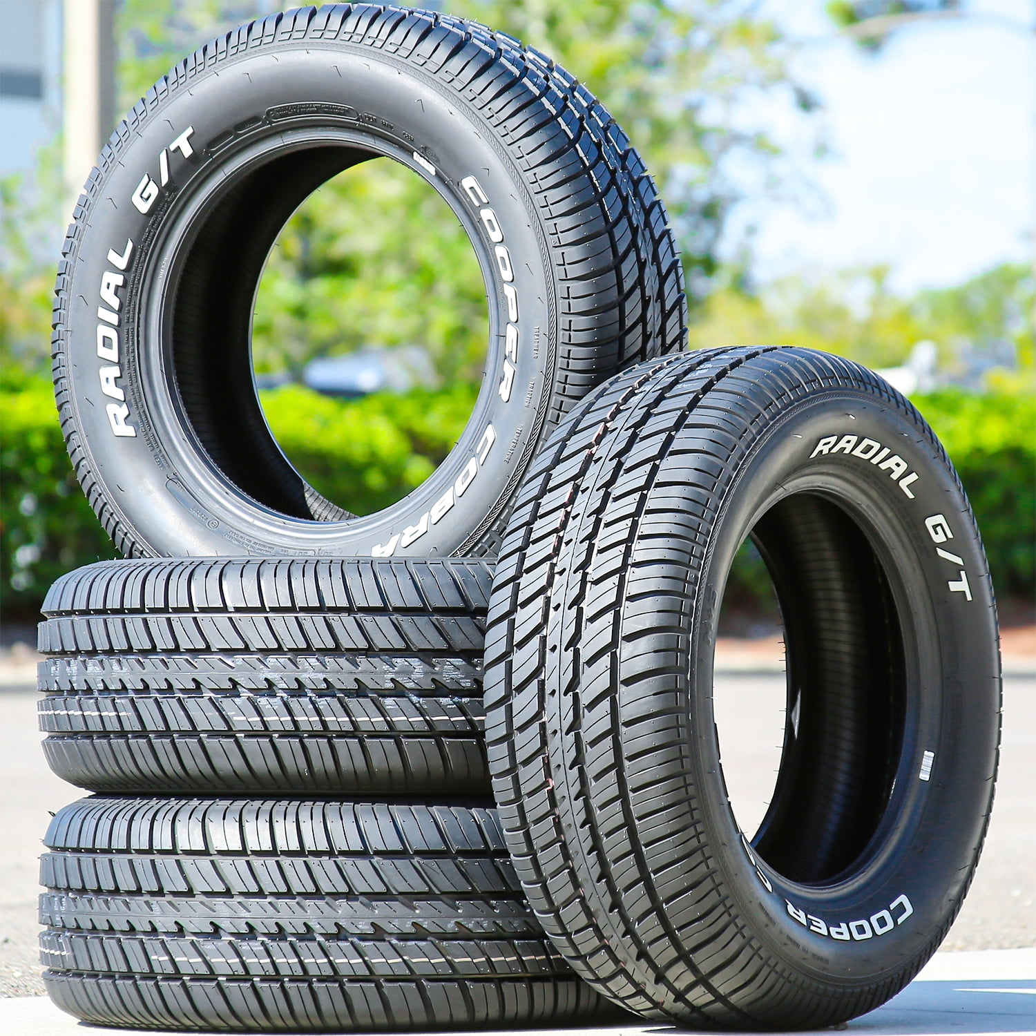 (FOUR) Cooper Cobra Radial G/T 255/60R15 102T A/S All Season Tires Fits: 1980 Chevrolet Corvette Base