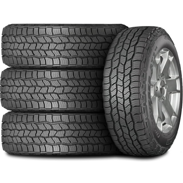 Set of 4 (FOUR) Cooper Discoverer AT3 4S 225/65R17 102H A/T All Terrain Tires Fits: 2018-23 Chevrolet Equinox LT, 2015-17 Subaru Outback 3.6R Touring