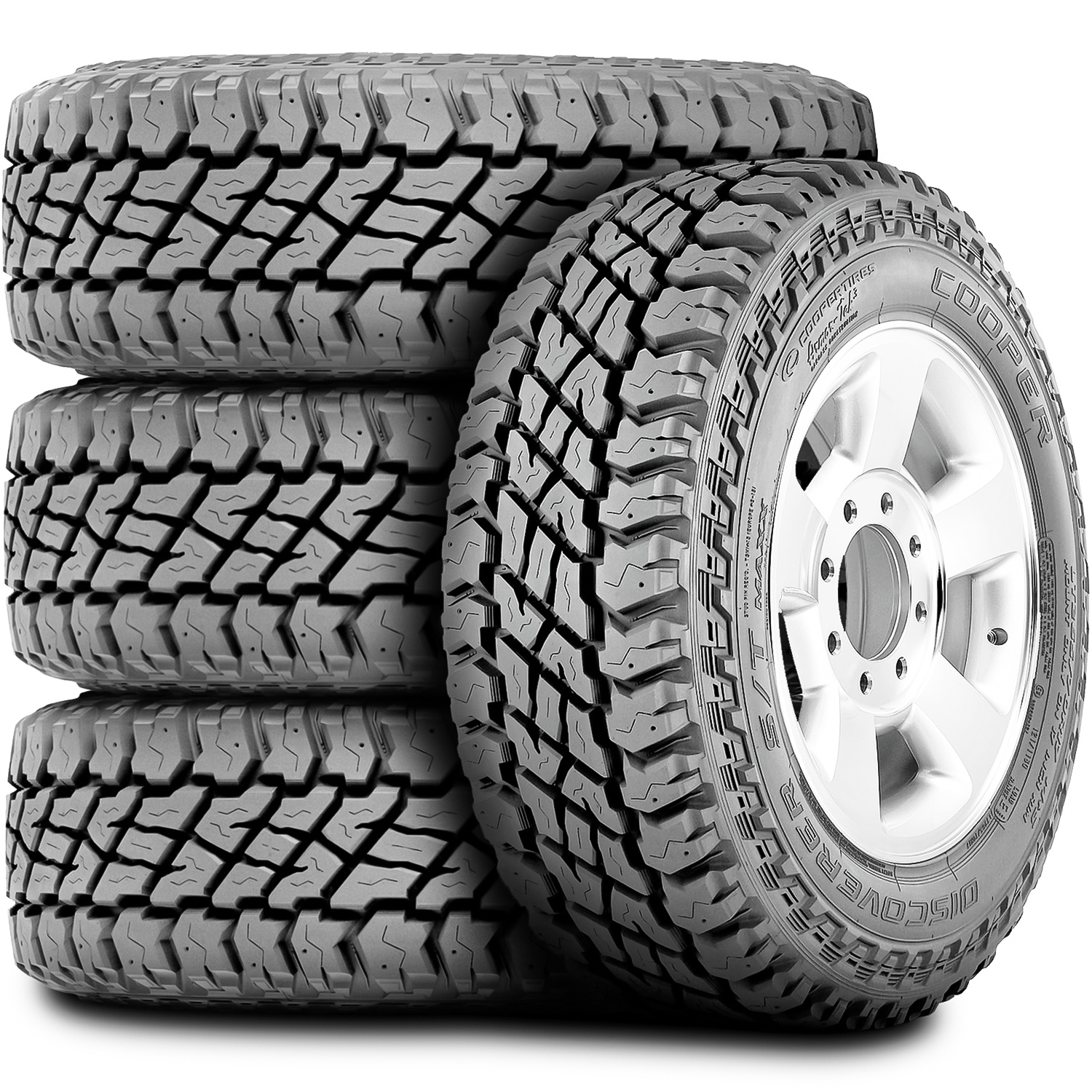 Set of 4 (FOUR) Cooper Discoverer S/T Maxx LT 255/85R16 123/120Q E 10 Ply  MT M/T Mud Tires