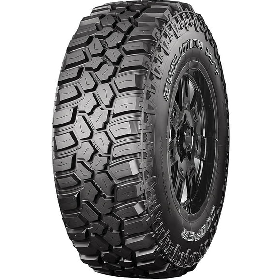 Set of 4 Cooper Evolution M/T 35X12.50R17 121Q E 10 Ply mud Light Truck Tires