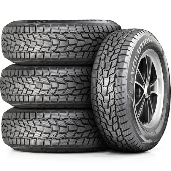 Set of 4 (FOUR) Cooper Evolution Winter 235/55R18 100H Snow Tires Fits: 2006-12 Toyota RAV4 Sport, 2013-15 Toyota RAV4 Limited