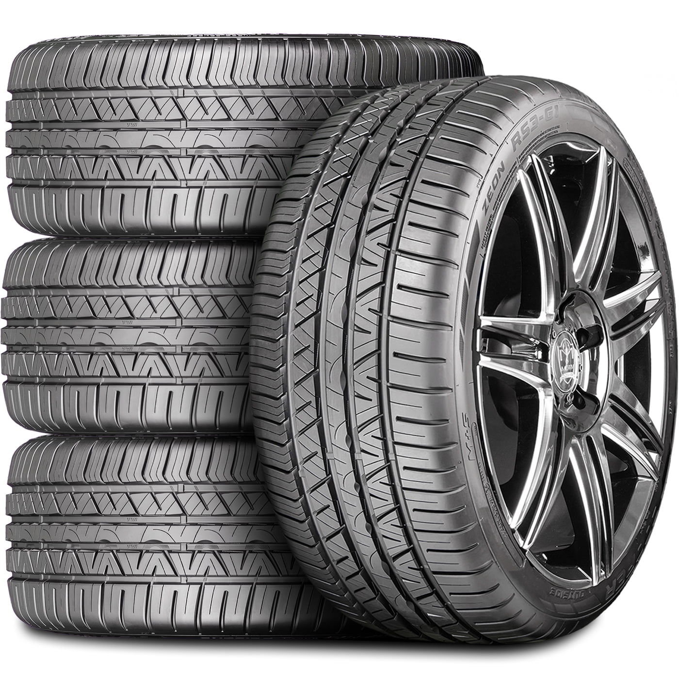 Set of 4 (FOUR) Cooper Zeon RS3-G1 245/45R20 103Y XL A/S High Performance  Tires Fits: 2005-10 Chrysler 300 C SRT8, 2006-10 Dodge Charger SRT8