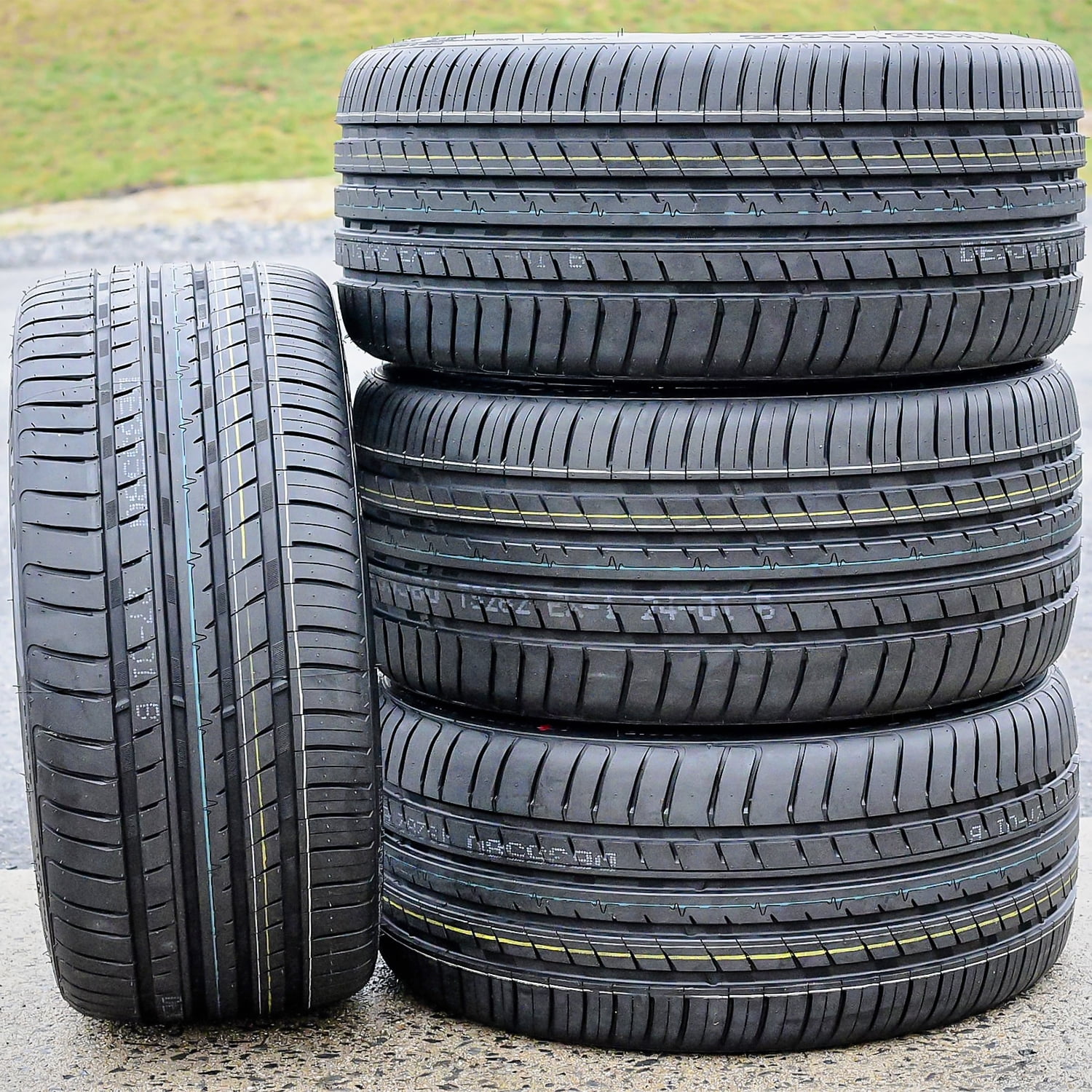 (FOUR) Cosmo MM 215/40R18 ZR 89Y XL A/S High Performance Tires Fits: 2012 Honda Civic Si HFP, 2013 Hyundai Veloster Turbo