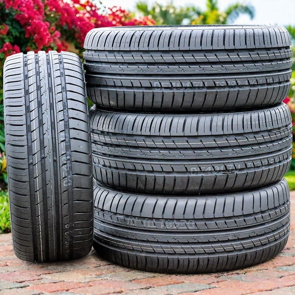 Set of 4 (FOUR) Cosmo MuchoMacho 195/45R16 ZR 84W XL All Season Performance Tires Fits: 2012 Fiat 500 Abarth, 2013-18 Fiat 500 Abarth Cabrio