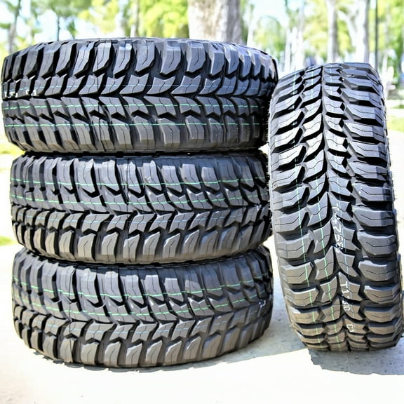 Set of 4 Crosswind M/T 285/65R18 125/122Q E 10 Ply mud Light Truck Tires