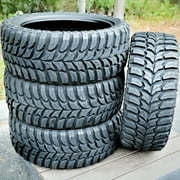Crosswind by LingLong M/T 33X12.50R22 109Q E 10 Ply Mud All-Season Light Truck Set of 4 Tires