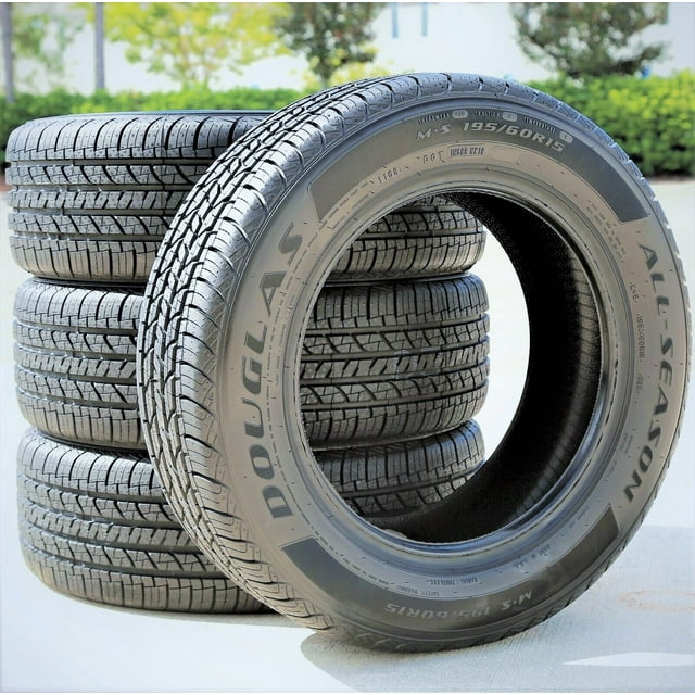 Douglas All-Season Tires Set of 4, Size 215/60R16 95H AS A/S, Fits ...