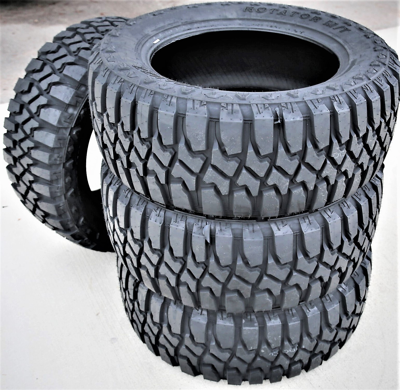 Set of 4 (FOUR) Evoluxx Rotator M/T LT 235/80R17 Load E 10 Ply MT Mud ...