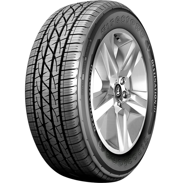 Firestone オンロードタイヤ Firestone Destination LE3, Set of 4 All Season Tires, 245/60R18