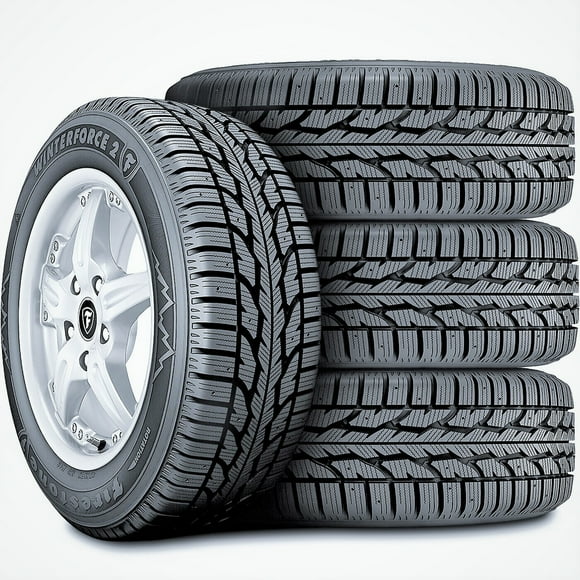 Set of 4 (FOUR) Firestone Winterforce 2 205/55R16 91S Winter Snow Tires Fits: 2012-13 Honda Civic EX-L, 2014-15 Honda Civic EX