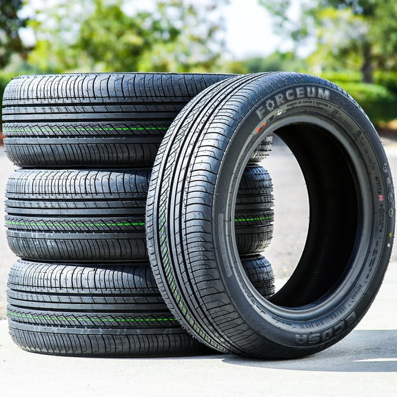 Set of 4 (FOUR) Forceum Ecosa 195/55R15 89V XL A/S All Season Tires Fits: 2007-08 Honda Fit Sport, 1999-2000 Honda Civic Si