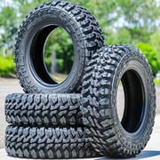 Set of 4 FOUR Forceum M/T 08 Plus LT 165/80R13 Load D 8 Ply MT Mud Tires Fits 1980 Mazda RX-7 GS, 1981-82 Mazda RX-7 GSL