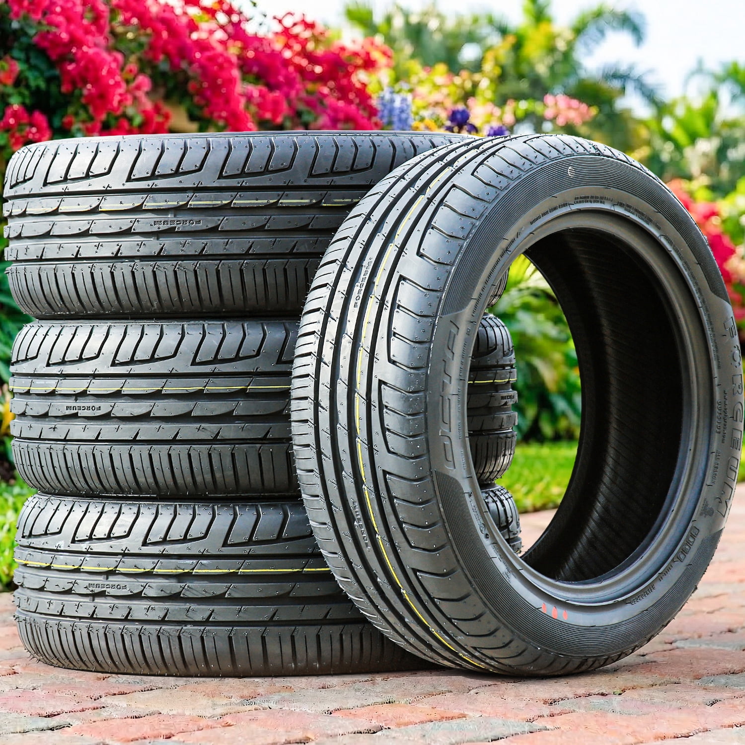 (FOUR) Forceum Octa 245/50R17 ZR 99W A/S High Performance Tires Fits: 2012-14 Acura TL Base, 2012-13 Buick LaCrosse Leather