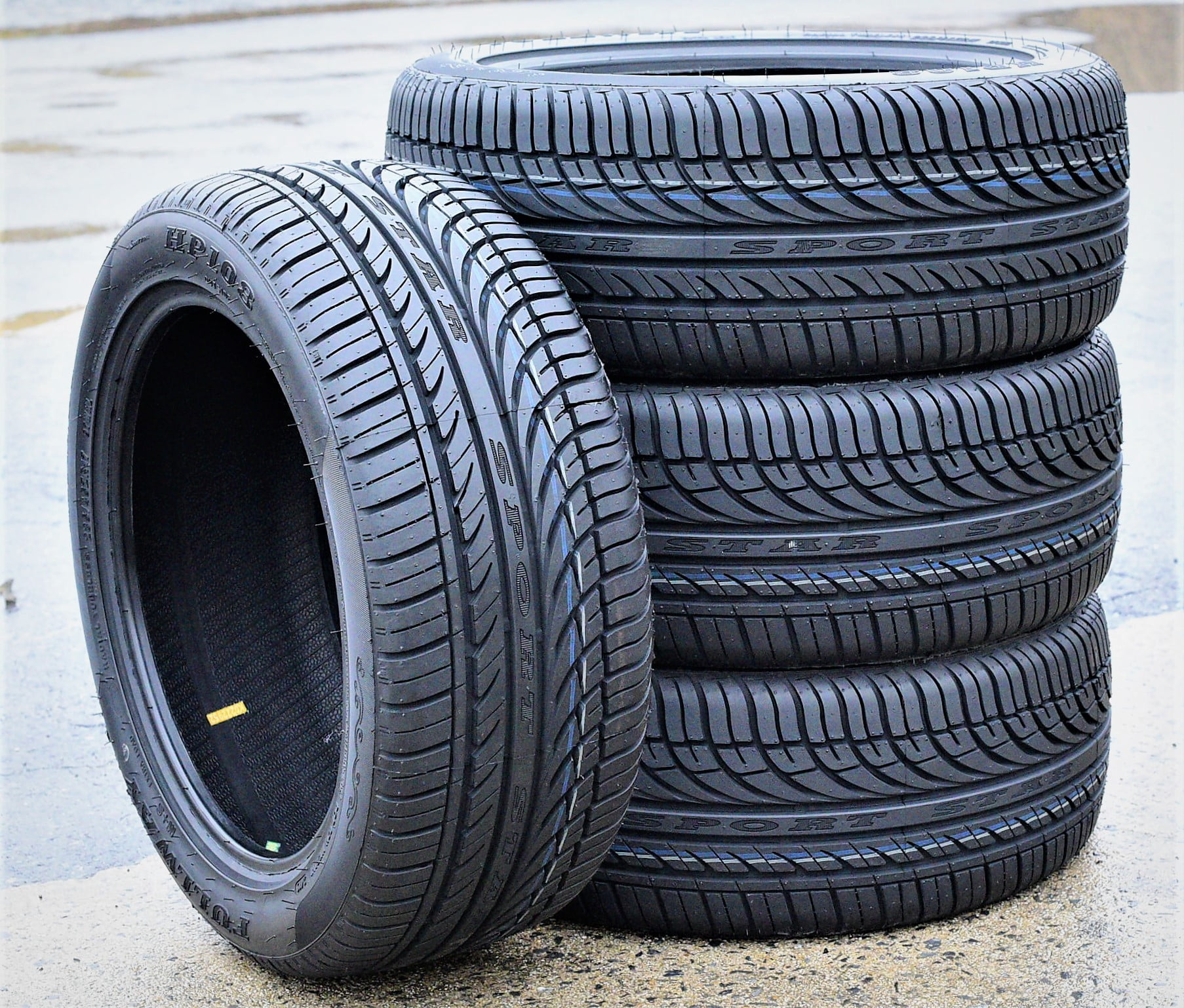 Set of 4 (FOUR) Fullway HP108 245/45R17 ZR 99W XL High Performance ...