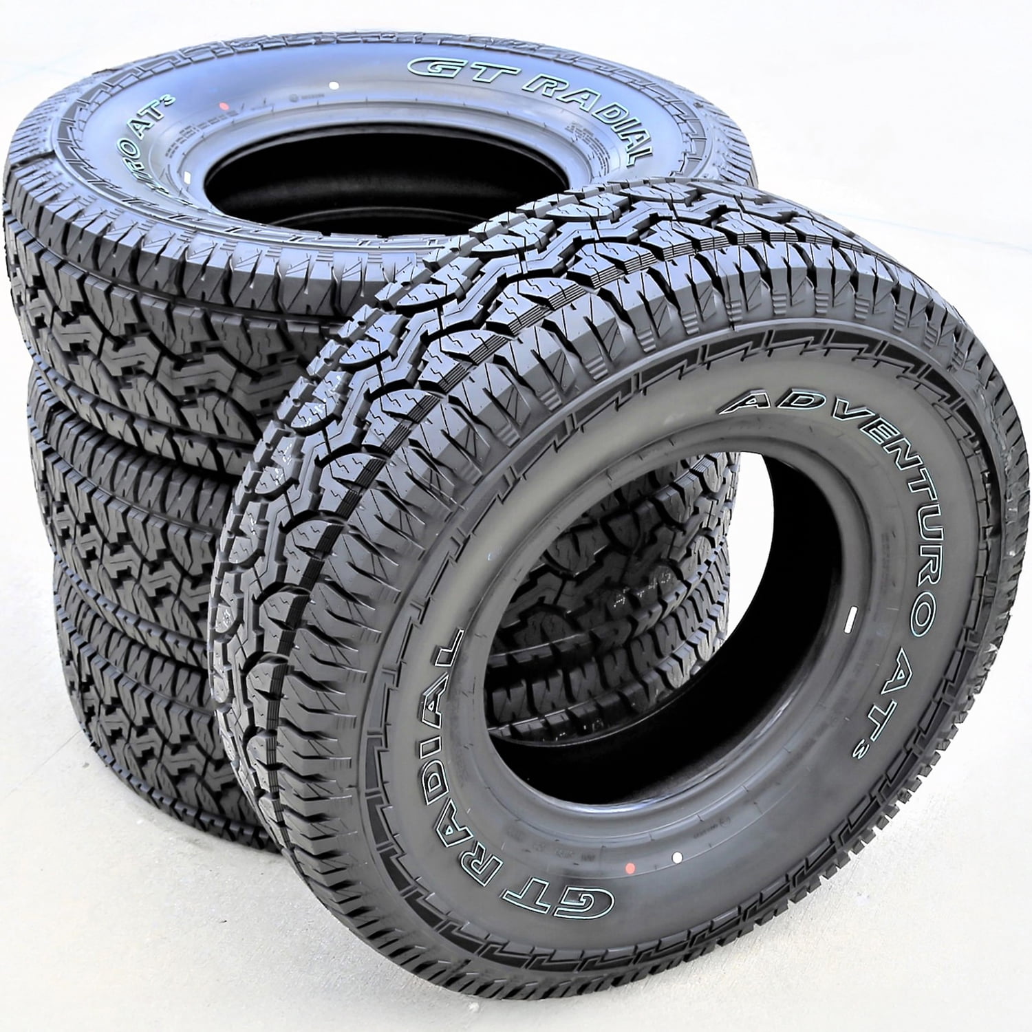 (FOUR) GT Radial Adventuro AT3 245/75R16 109T A/T All Terrain Tires Fits: 2015 Toyota Tacoma TRD Pro, 1996-2002 Chevrolet Tahoe LT