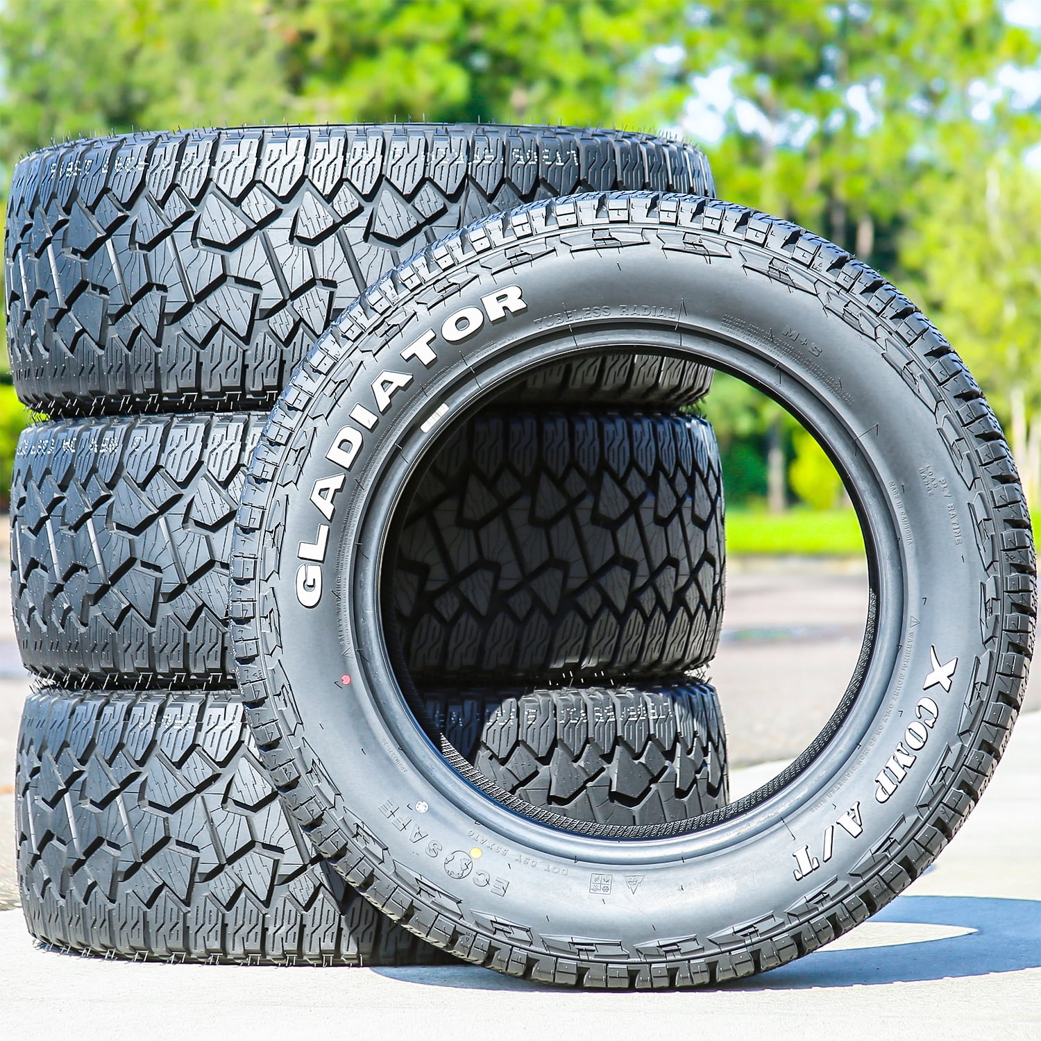 Gladiator X-Comp A/T Tires, All Terrain, 265/70R17 113S, Fits Chevy ...