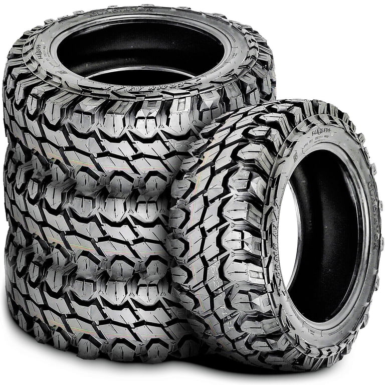 Gladiator X-Comp M/T LT 33X12.50R18 Load F 12 Ply MT Mud Tires 