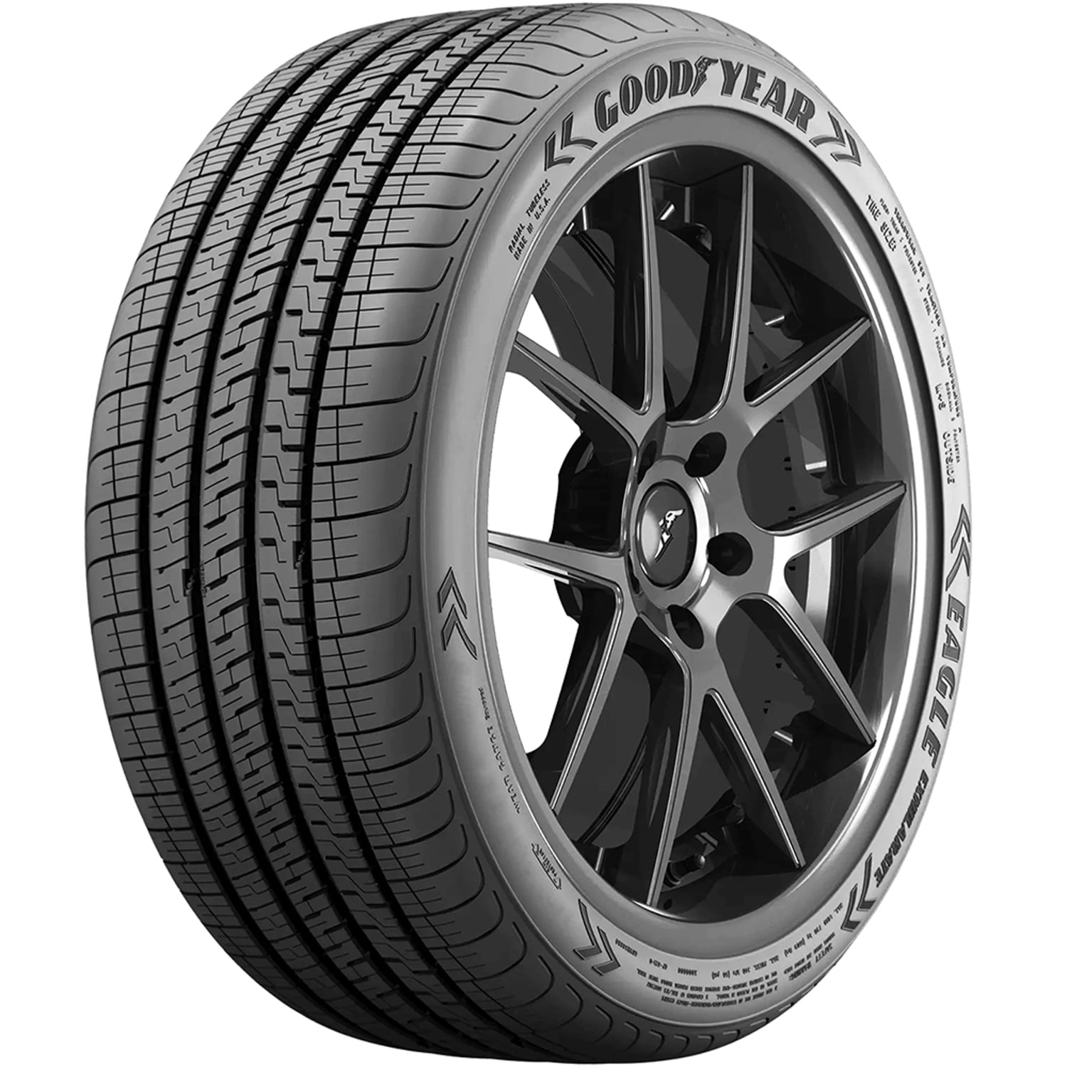 Set of 4 (FOUR) Goodyear Eagle Exhilarate 225/45R17 ZR 94W XL A/S High Performance Tires Fits: 2017-19 Chevrolet Cruze Diesel, 2021 Toyota Corolla S