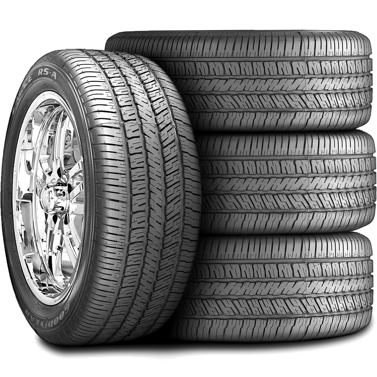 Goodyear Eagle RS-A Performance A/S Tires, Set of 4, 205/55R16 89H