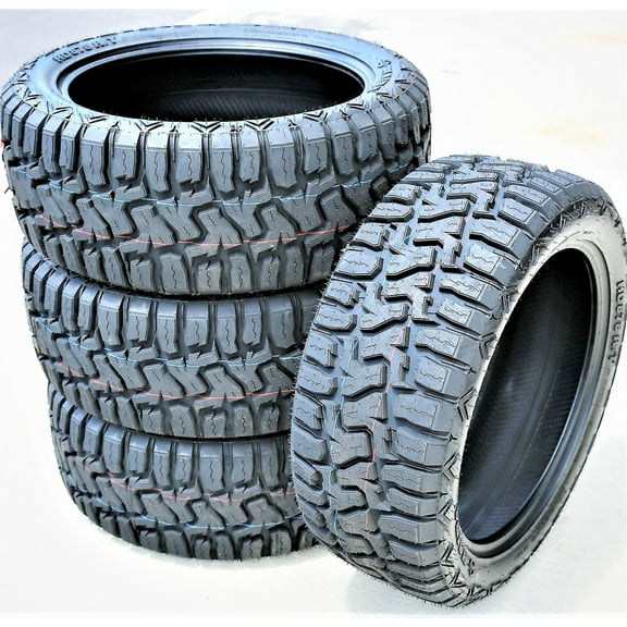 Set of 4 Haida HD878 R/T 33X12.50R20 114Q E 10 Ply Rugged Terrain Light Truck Tires