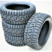 Set of 4 Haida HD878 R/T 33X12.50R22 114Q E 10 Ply Rugged Terrain Light Truck Tires