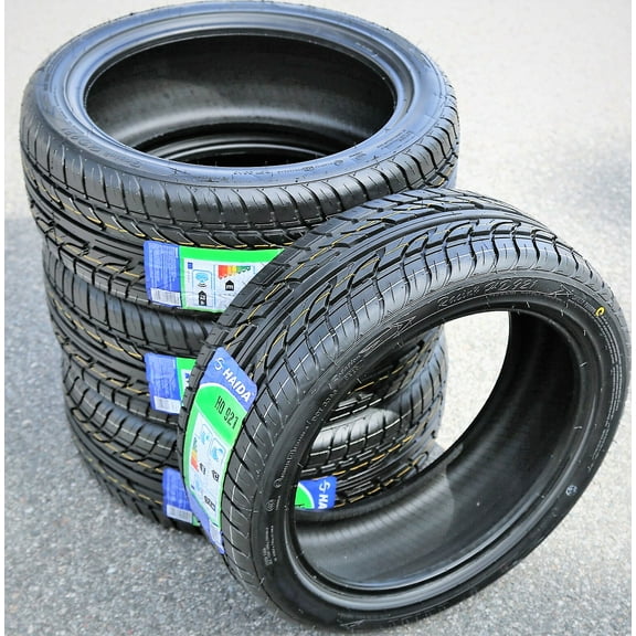 Set of 4 (FOUR) Haida Racing HD921 195/45R16 84V XL Performance Tire Fits: 2012 Fiat 500 Abarth, 2013-18 Fiat 500 Abarth Cabrio