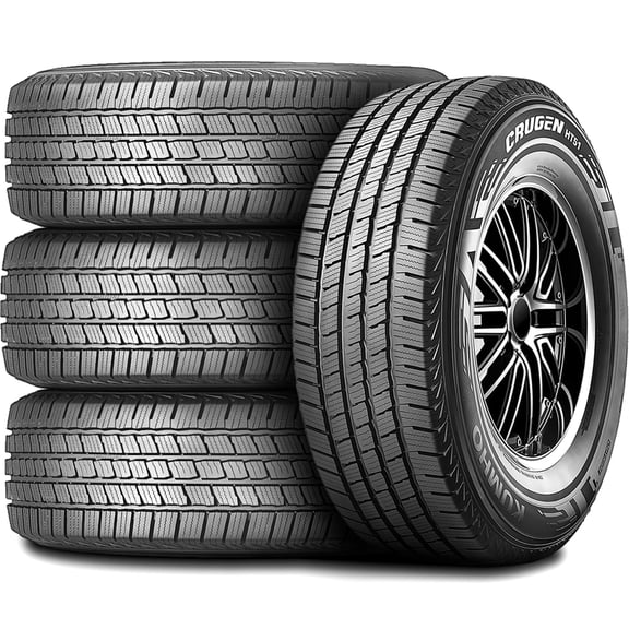Set of 4 (FOUR) Kumho Crugen HT51 LT 275/70R18 Load E 10 Ply Light Truck Tires Fits: 2019-23 Ram 1500 Rebel, 2017-22 Ford F-250 Super Duty Lariat