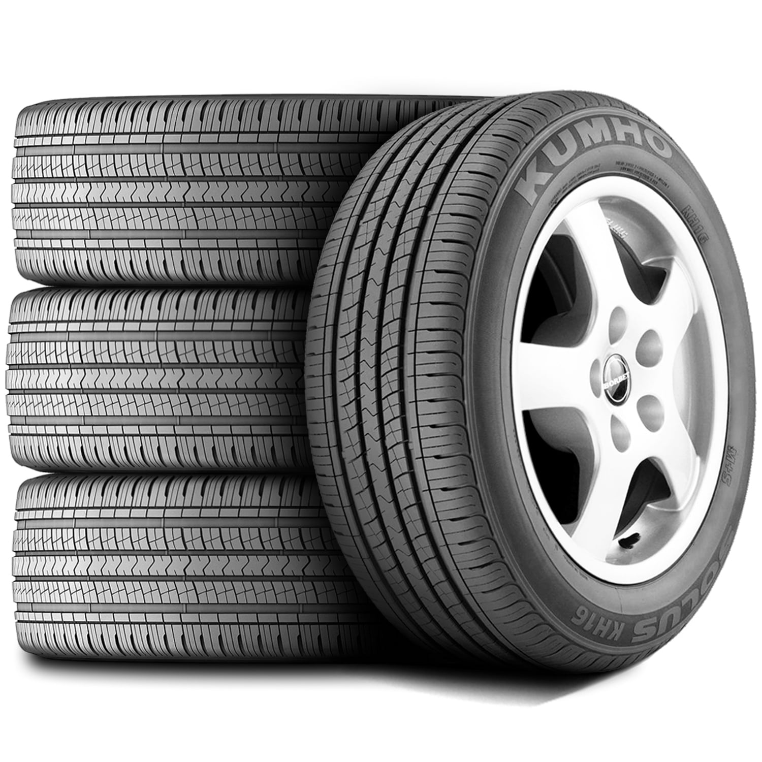 (FOUR) Kumho Solus KH16 255/60R17 106H AS All Season A/S Tires Fits: 2002-03 Mercedes-Benz ML320 Base, 2003-05 Mercedes-Benz ML350 Base