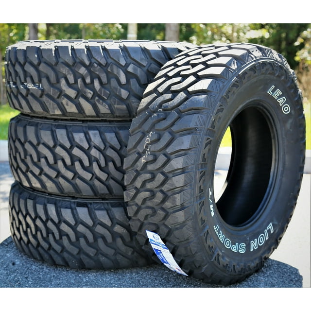 Set of 4 (FOUR) Leao Lion Sport MT LT 35X12.50R17 Load E (10 Ply) M/T