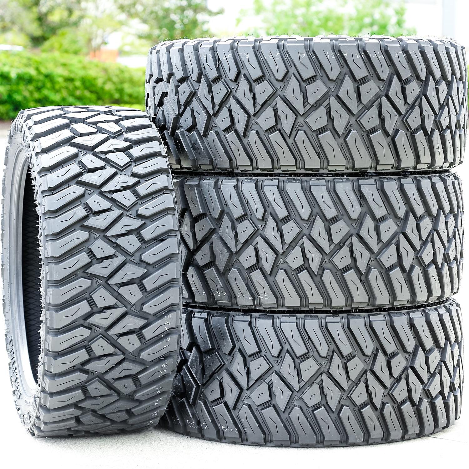 Predator Set of 4 Mutant X-MT LT Mud Tires, 35X12.50R20 Load F 12