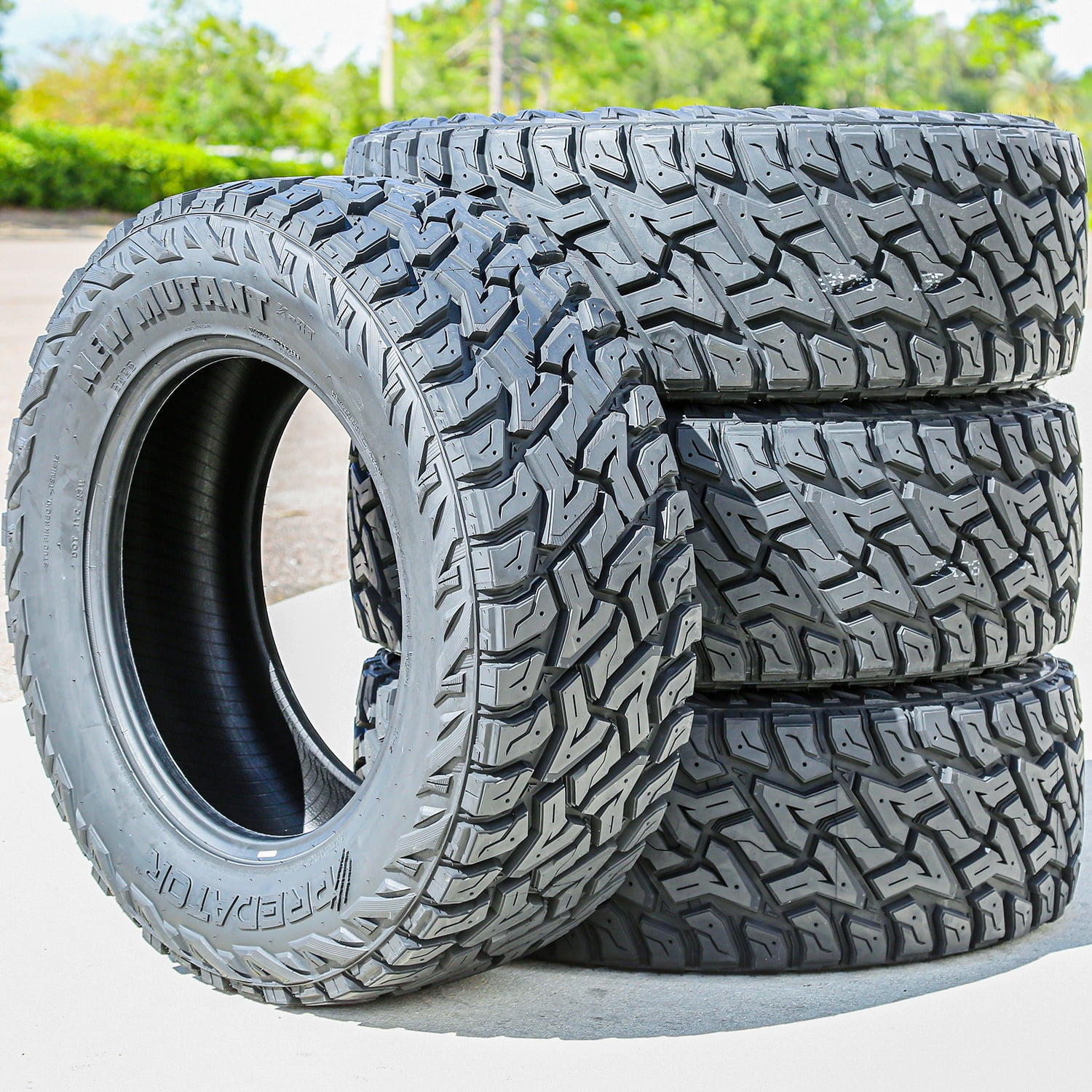 Predator New Mutant X-RT 305/60R18 121/118Q E 10 Ply r/t Rugged Terrain Light Truck Tires