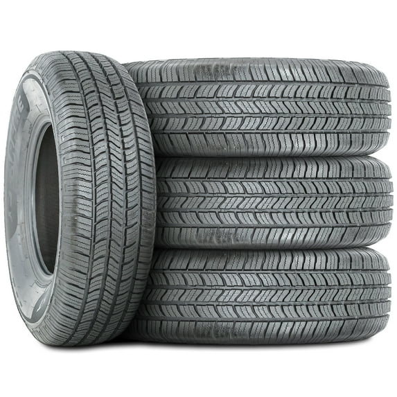 Set of 4 (FOUR) Starfire Solarus HT 265/65R18 114T A/S All Season Tires Fits: 2014-18 Chevrolet Silverado 1500 LTZ, 2014-18 GMC Sierra 1500 SLE