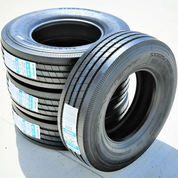 Set of 4 Suntek HD Plus All Steel ST225/75R15 225/75R15 124/121M G 14 Ply Trailer Tires