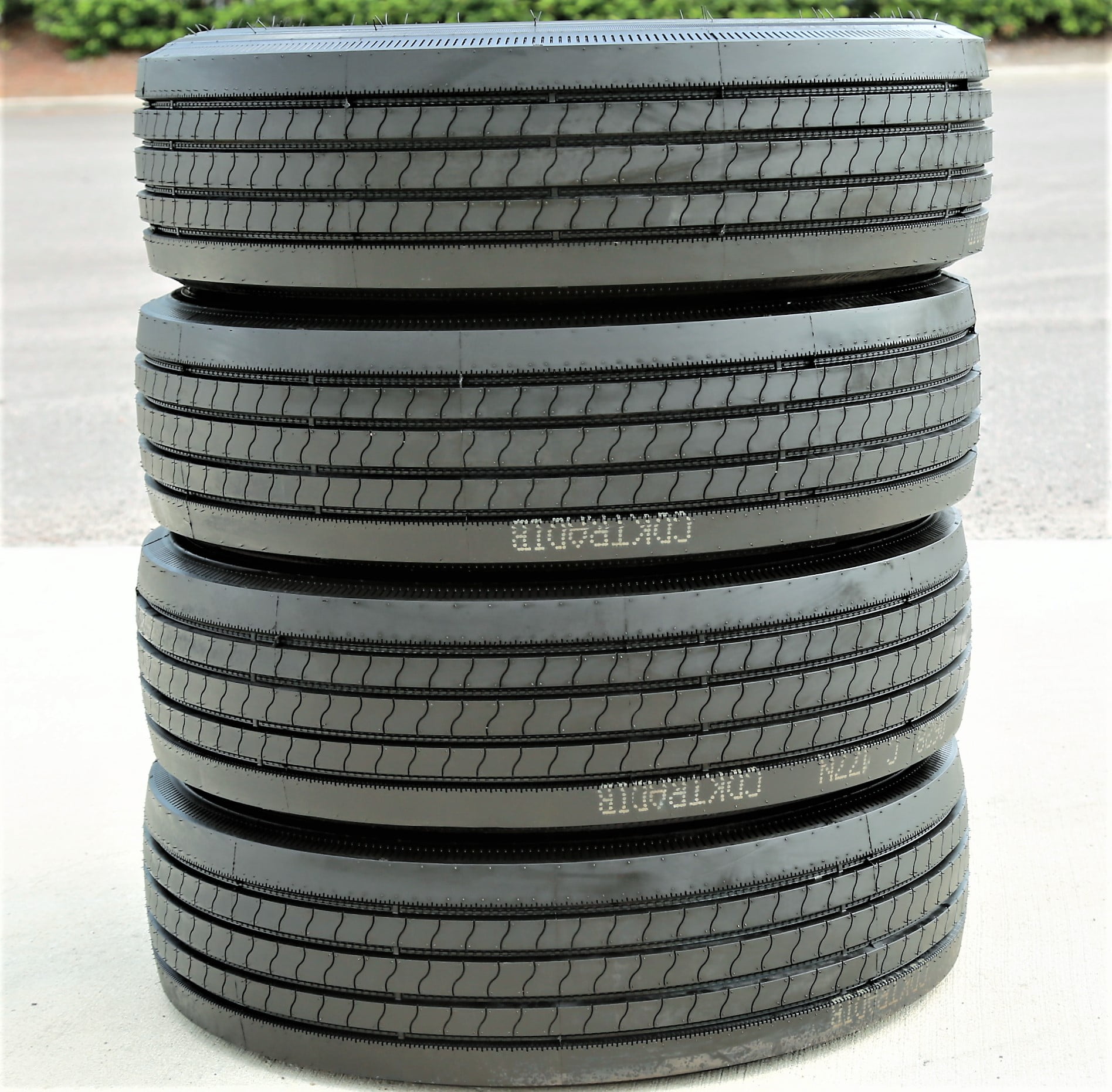 Transeagle All Steel ST Radial Trailer Tires Set of 4, 225/75R15 Load F