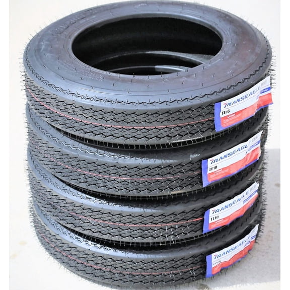 Set of 4 Transeagle TE10 ST4.8-8 4.8-8 71J C 6 Ply Trailer Tires