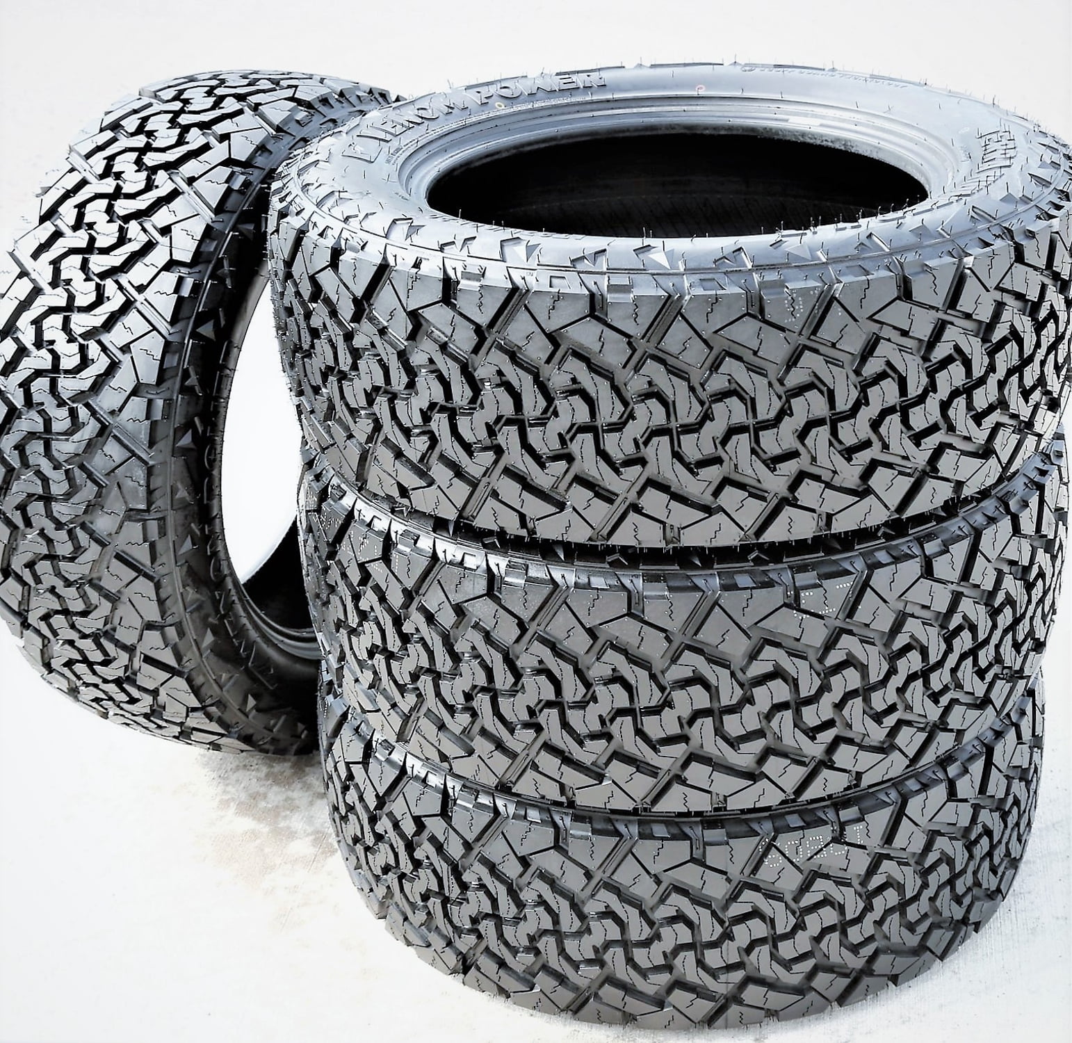 Set of 4 Venom Power Terra Hunter X/T 285/70R17 121/118Q E 10 Ply Extreme Terrain Light Truck Tires