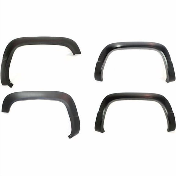 Set of 4 Fender Flares Moulding Trim Wheel Opening Molding for Chevy Suburban
