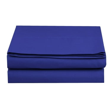 Set of 4 Fitted Sheet, Deep Pocket, , Full Size, Royal Blue