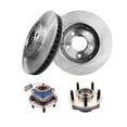 thumbnail image 1 of Set of 4 Front 278mm Brake Disc Rotors-Wheel Hub Bearing Assembly For 1997-2001 Chevrolet Venture, 1 of 10